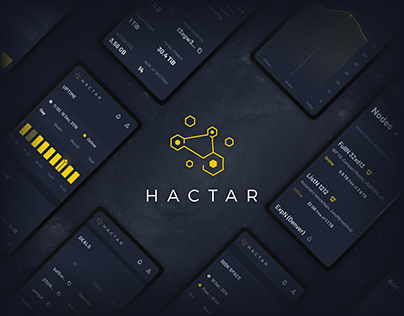 Hactar — Miner Analyzer App (UX/UI, UI Kit)