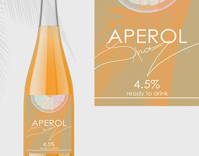 Label design Aperol Spritz