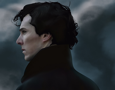 Sherlock Digital Painting