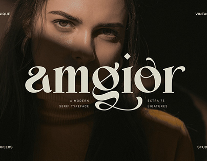 Amgior – Modern Serif Font