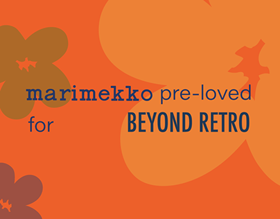 Window Display Marimekko Pre-loved for Beyond Retro