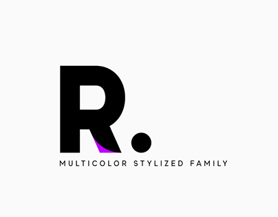 Miluero. Stylized Color OTF-SVF font