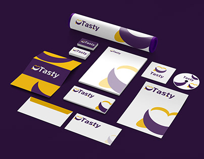 Brand identity visual design - Tasty