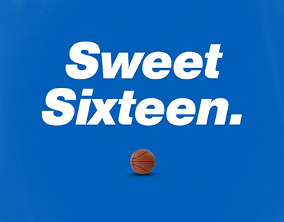 Sweet Sixteen - March Madness Design