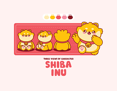 Shiba Inu Cartoon : Bringing Cute and Playful Energy