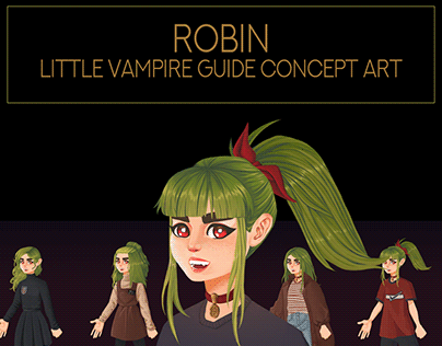"Robin - little vampire" - CHARACTER CONCEPT ART