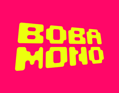 BOBA MONO (a free font)