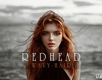 redhead "wavy hair"