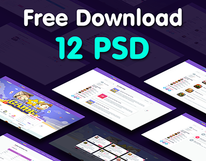 Free Download 12 PSD File