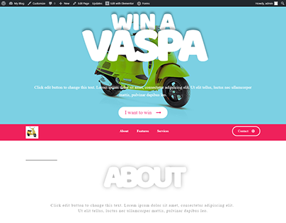 Vaspa Landing Page