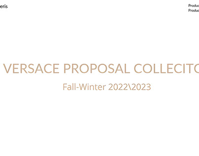 Product Engineering, Versace Fall\Winter 2022\2023