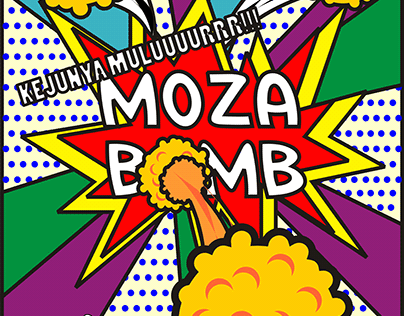 Poster Moza Bomb (Pop Art)