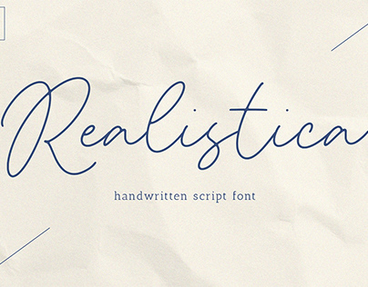 Realistica Script Font