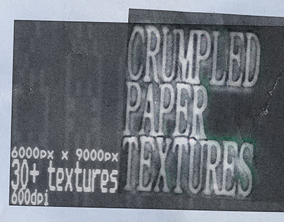 Project thumbnail - Crumpled archive paper textures
