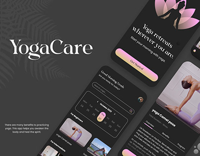 Yoga Care App Design