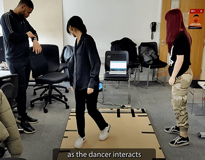 Sensors based dancer project