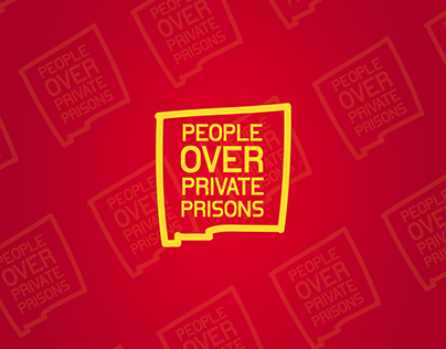 Logo for People Over Private Prisons