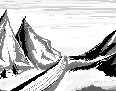 Project thumbnail - Simplistic Mountains