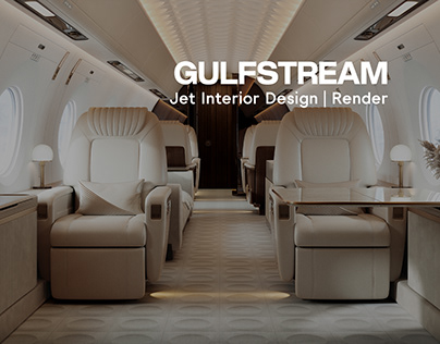 Gulfstream Interior - CGI Render