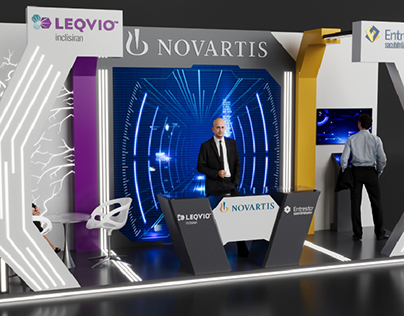 Novartis Booth Stand 6x2