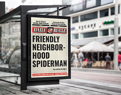 Interactive Spiderman Billboard