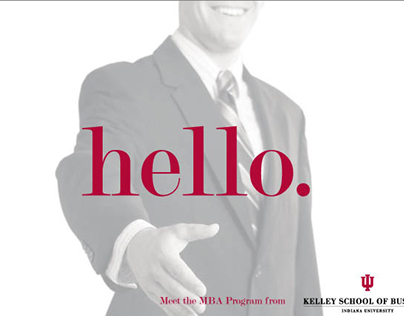 Kelley School of Business Viewbook (cover and spreads)