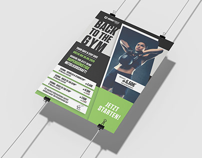 Print layout for a gym | Flyer.