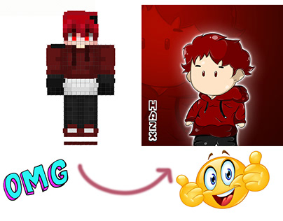 Nogame_kun: I will draw your minecraft skin into anime style for $10 on  fiverr.com | Anime, Anime style, Minecraft skin