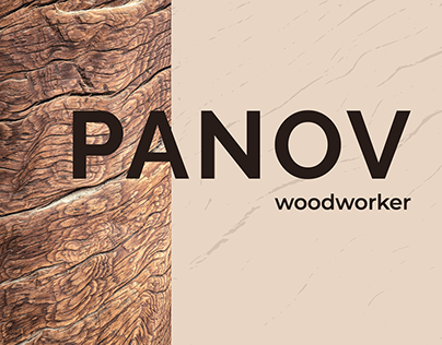 Logo “Panov”, woodwork