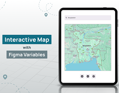 Interactive Map with Figma Variables