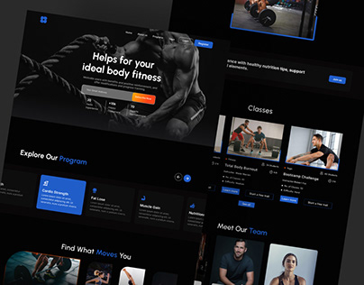 Gym & Fitness Website | Landing Page