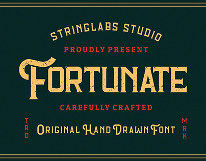 Fortunate - Original Hand Drawn Font