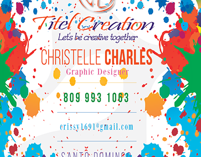 Titel Creation Stickers/Business Cards