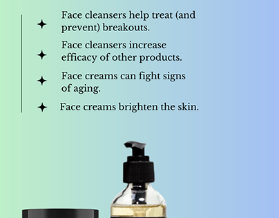 BENEFITS OF FACE CLEANSER AND FACE CREAM