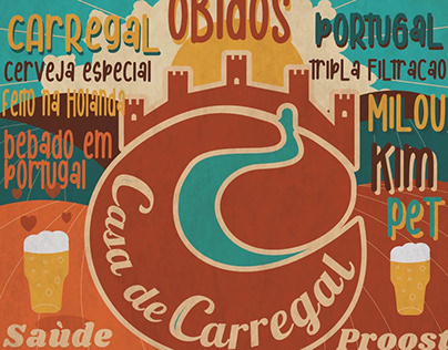 Project thumbnail - Casa de Carregal beer label