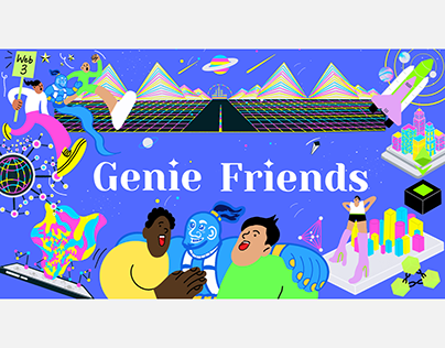 GenieFriends - Banner Illustration 2022