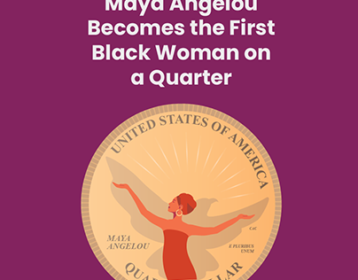 Maya Angelou First Black Woman to Appear on US Quarter