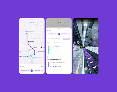 Metro Ticket Booking App UI