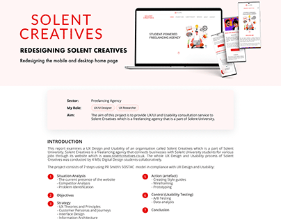Solent Creatives Mobile and Desktop Design