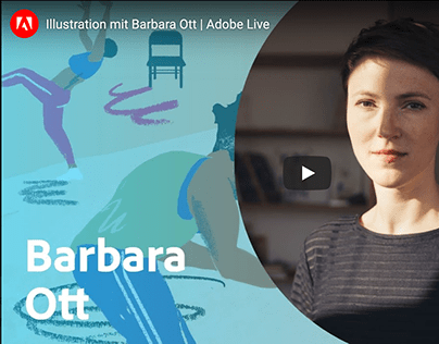 ADOBE LIVE STREAM with Barbara Ott Illustration Behance