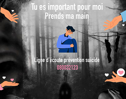 Projet fictif prévention suicide (choc)/ image positive