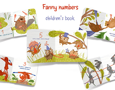 A children's book for learning to count