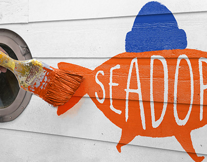 Seadora fresh fish delivery brand identity concept