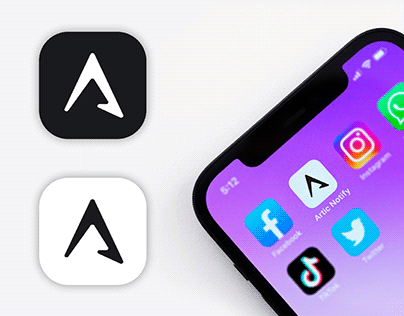 Artic Notify | Logo Design - APP Icon