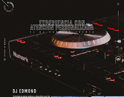 DJ Edmond / Web Design