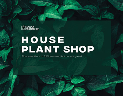 HOUSE PLANT SHOP CATALOGUE