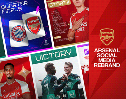 Arsenal Social Media Rebrand