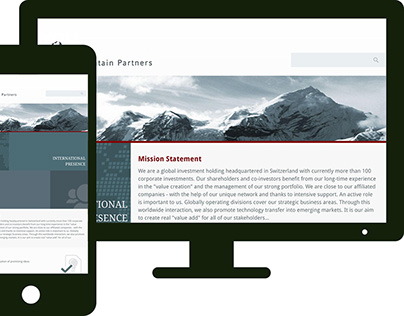 Website restyle for Mountain Partners