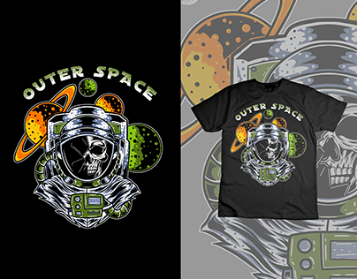 OUTER SPACE T-shirt Design Peoject