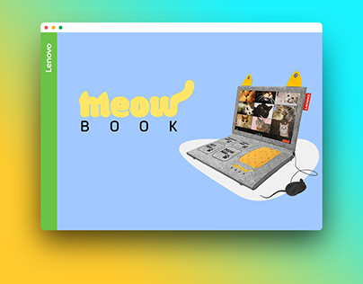 Landing page design for MEOW book